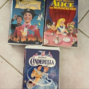 Clamshells Disney VHS